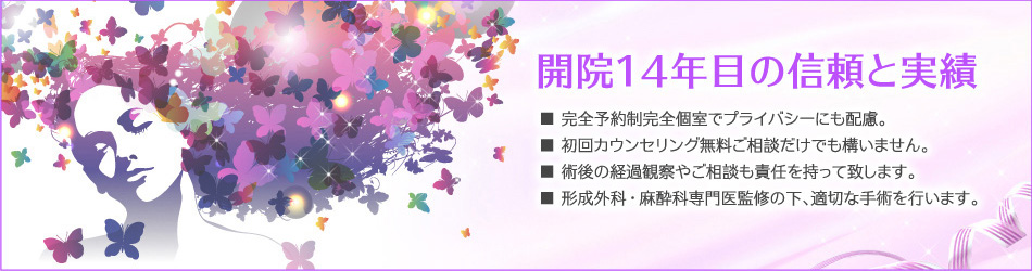 開院14年目の信頼と実績